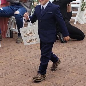 Boys 4t Navy Suit